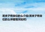 黑夹子有定位的么介绍(黑夹子有定位的么详细情况如何)