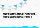 七雄争霸武将颜色简介介绍视频（七雄争霸武将颜色简介介绍）