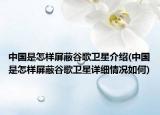 中国是怎样屏蔽谷歌卫星介绍(中国是怎样屏蔽谷歌卫星详细情况如何)