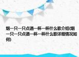 烟一只一只点酒一杯一杯什么歌介绍(烟一只一只点酒一杯一杯什么歌详细情况如何)