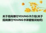 关于招商银行YOUNG卡介绍(关于招商银行YOUNG卡详细情况如何)