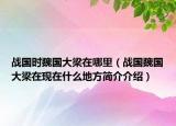 战国时魏国大梁在哪里（战国魏国大梁在现在什么地方简介介绍）