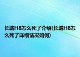 长城H8怎么死了介绍(长城H8怎么死了详细情况如何)