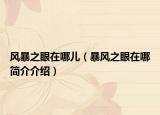 风暴之眼在哪儿（暴风之眼在哪简介介绍）
