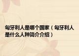匈牙利人是哪个国家（匈牙利人是什么人种简介介绍）