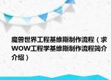 魔兽世界工程基维斯制作流程（求WOW工程学基维斯制作流程简介介绍）