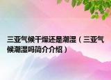三亚气候干燥还是潮湿（三亚气候潮湿吗简介介绍）