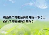 山西几个电视台简介介绍一下（山西几个电视台简介介绍）