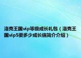洛克王国vip等级成长礼包（洛克王国vip5要多少成长值简介介绍）