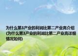 为什么第3产业的利润比第二产业高介绍(为什么第3产业的利润比第二产业高详细情况如何)