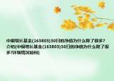 中银增长基金(163803)30日的净值为什么降了很多?介绍(中银增长基金(163803)30日的净值为什么降了很多?详细情况如何)