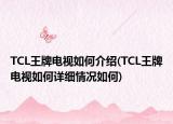 TCL王牌电视如何介绍(TCL王牌电视如何详细情况如何)