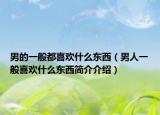 男的一般都喜欢什么东西（男人一般喜欢什么东西简介介绍）