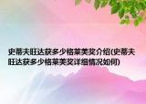 史蒂夫旺达获多少格莱美奖介绍(史蒂夫旺达获多少格莱美奖详细情况如何)