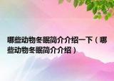哪些动物冬眠简介介绍一下（哪些动物冬眠简介介绍）
