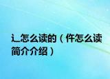 辶怎么读的（仵怎么读简介介绍）