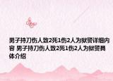 男子持刀伤人致2死1伤2人为狱警详细内容 男子持刀伤人致2死1伤2人为狱警具体介绍