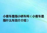 小客车是指小轿车吗（小客车是指什么车简介介绍）