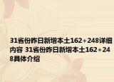 31省份昨日新增本土162+248详细内容 31省份昨日新增本土162+248具体介绍