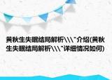 黄秋生失眠结局解析\
