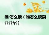 雏:怎么读（雏怎么读简介介绍）