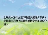 上联此木为什么出下联因火成烟夕夕多（上联此木为出下联因火成烟夕夕多简介介绍）