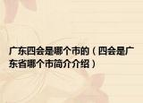 广东四会是哪个市的（四会是广东省哪个市简介介绍）