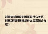 刘国栋刘国梁刘国正是什么关系（刘国正和刘国梁是什么关系简介介绍）