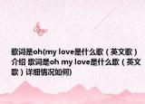 歌词是oh(my love是什么歌（英文歌）介绍 歌词是oh my love是什么歌（英文歌）详细情况如何)