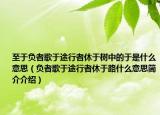 至于负者歌于途行者休于树中的于是什么意思（负者歌于途行者休于路什么意思简介介绍）