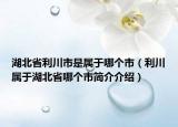 湖北省利川市是属于哪个市（利川属于湖北省哪个市简介介绍）