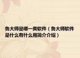 鲁大师是哪一类软件（鲁大师软件是什么有什么用简介介绍）