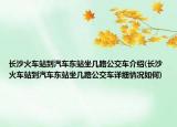 长沙火车站到汽车东站坐几路公交车介绍(长沙火车站到汽车东站坐几路公交车详细情况如何)