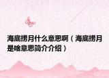 海底捞月什么意思啊（海底捞月是啥意思简介介绍）