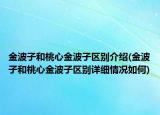 金波子和桃心金波子区别介绍(金波子和桃心金波子区别详细情况如何)