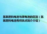 氢氧燃料电池与原电池的区别（氢氧燃料电池有何优点简介介绍）