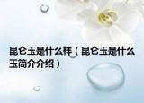 昆仑玉是什么样（昆仑玉是什么玉简介介绍）
