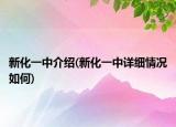 新化一中介绍(新化一中详细情况如何)