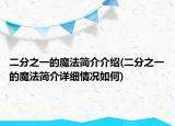二分之一的魔法简介介绍(二分之一的魔法简介详细情况如何)