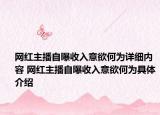 网红主播自曝收入意欲何为详细内容 网红主播自曝收入意欲何为具体介绍