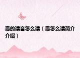 霭的读音怎么读（霭怎么读简介介绍）