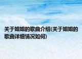 关于姐姐的歌曲介绍(关于姐姐的歌曲详细情况如何)