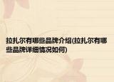 拉扎尔有哪些品牌介绍(拉扎尔有哪些品牌详细情况如何)