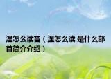 涅怎么读音（涅怎么读 是什么部首简介介绍）