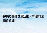 弹跳力是什么决定的（ttl是什么简介介绍）