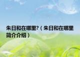 朱日和在哪里?（朱日和在哪里简介介绍）