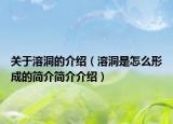 关于溶洞的介绍（溶洞是怎么形成的简介简介介绍）