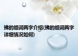拂的组词两字介绍(拂的组词两字详细情况如何)