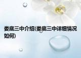 娄底三中介绍(娄底三中详细情况如何)