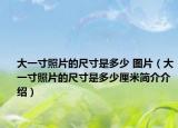 大一寸照片的尺寸是多少 图片（大一寸照片的尺寸是多少厘米简介介绍）